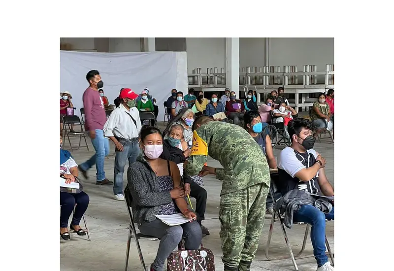 Sedena durante jornada de vacunación