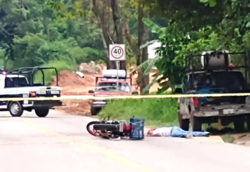 Joven asesinado en la cuenca en su moto