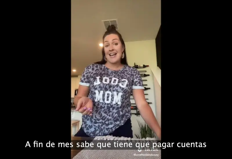 La mujer dijo que su hijo tiene que armar un plan para aprender a administrar sus ingresos. 