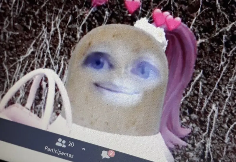 Maestra con cara de papa