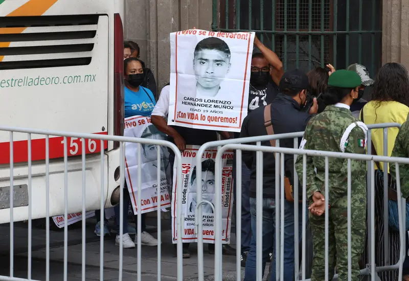 Manifestantes Ayotzinapa