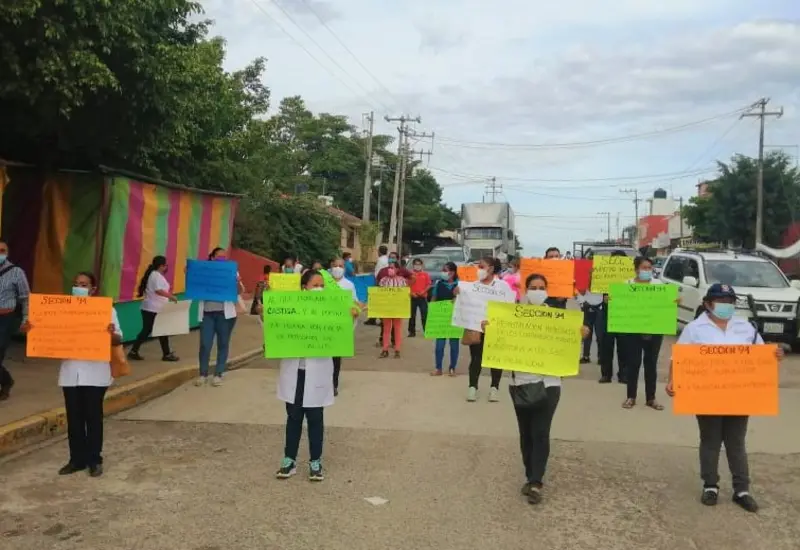 Marcha de personal medico de pinotepa