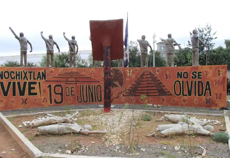 Monumento en recuerdo del caso Nochixtlán
