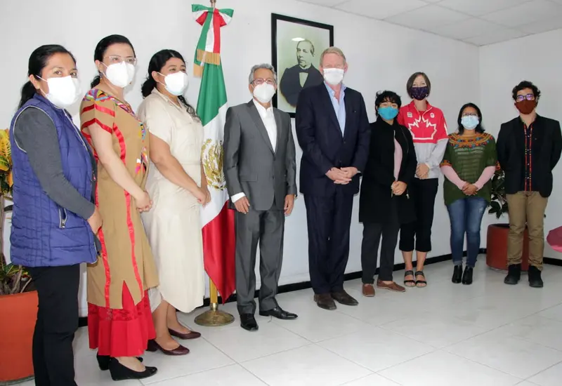 Reunión entre funcionarios de Oaxaca y Canadá