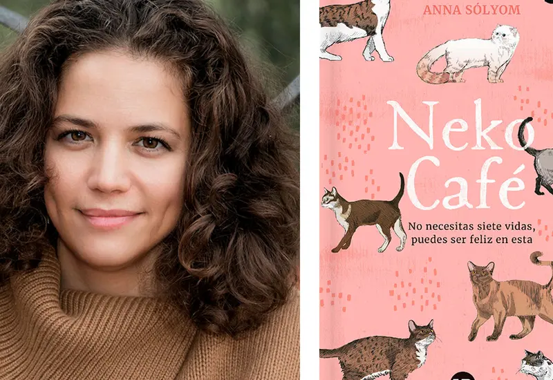 La escritora Anna Sólyom nació en Budapest, pero reside en Barcelona.