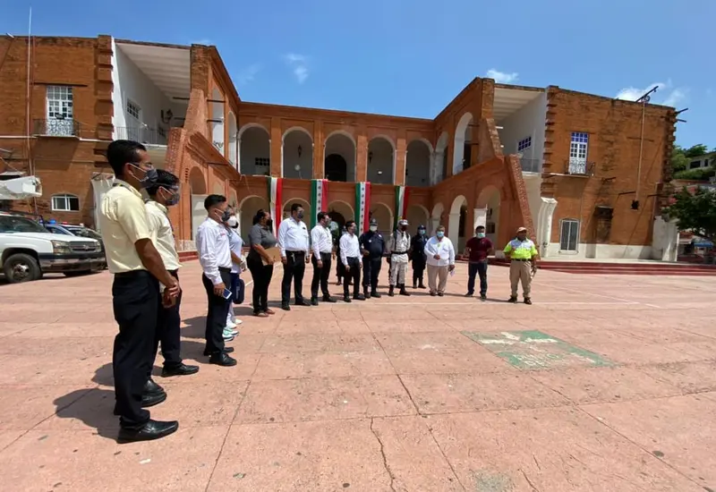 Ciudadanos de Tehuantepec participaron en simulacro