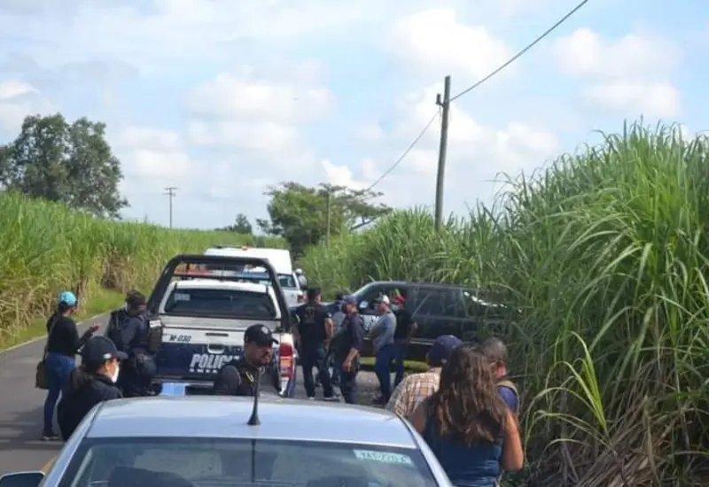 Elementos policiales encuentran a persona asesinada