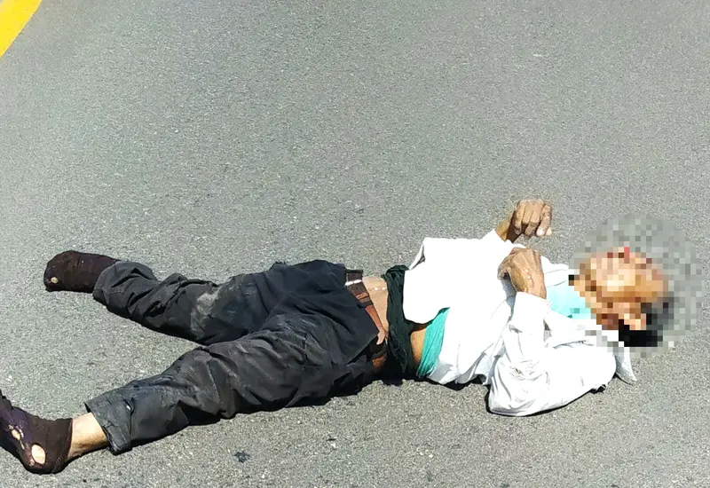 Pablito, como era conocido el empleado municipal, murió en el acto.