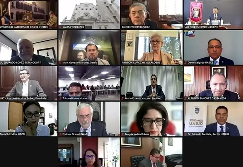 Reunión zoom universidades públicas