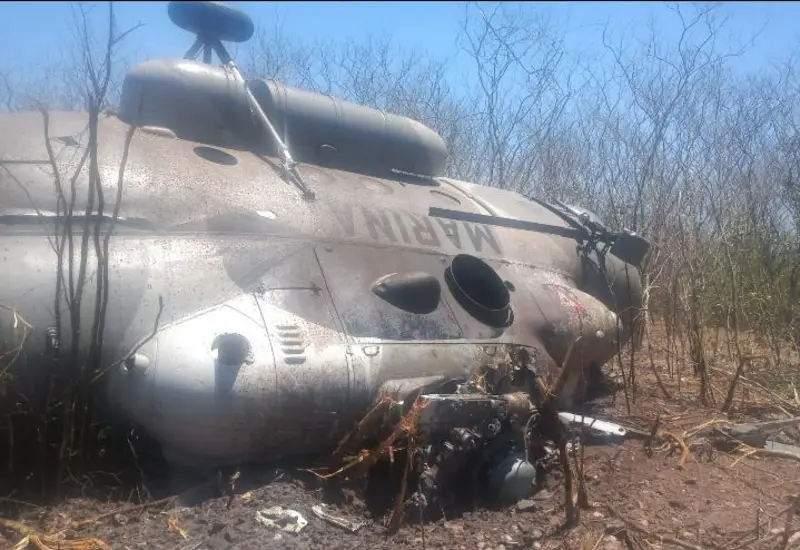 Se desploma helicóptero