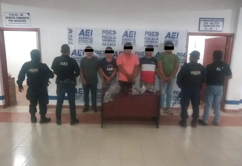 Presunto grupo criminal en Oaxaca