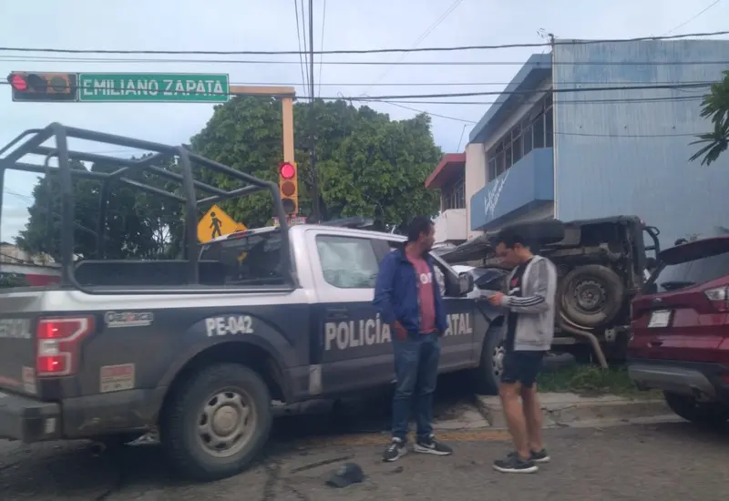 El percance ocurrió en colonia Reforma