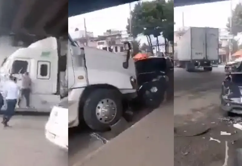 Choque de tráiler