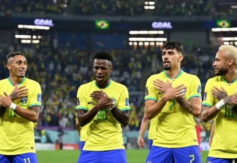 Cada gol era una fiesta para el equipo sudamericano.