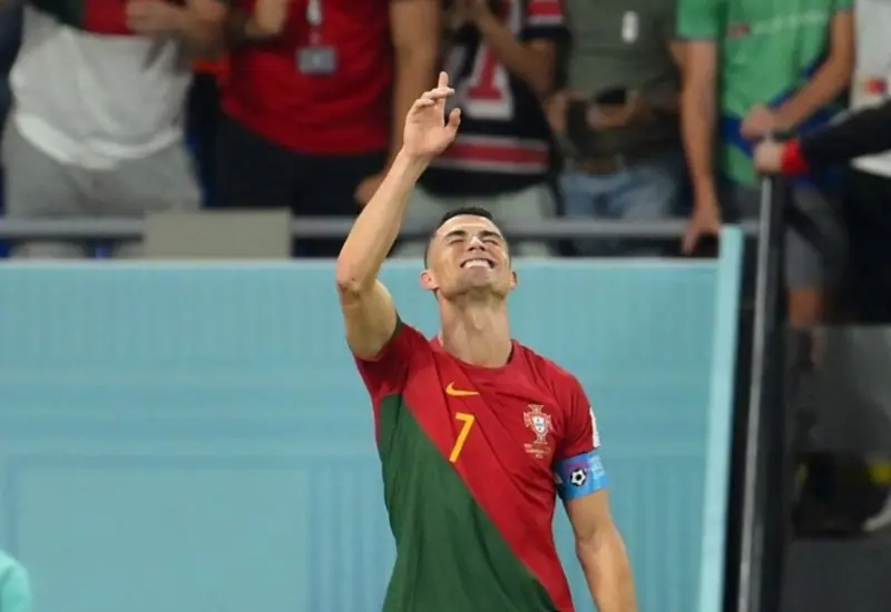 Cristiano Ronaldo fue suplente buena parte del juego e ingresó al partido en el minuto 73.