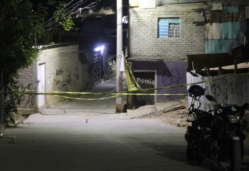 Área acordonada por feminicidio en Huautla