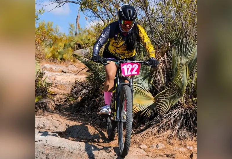 Ciclista de mintaña