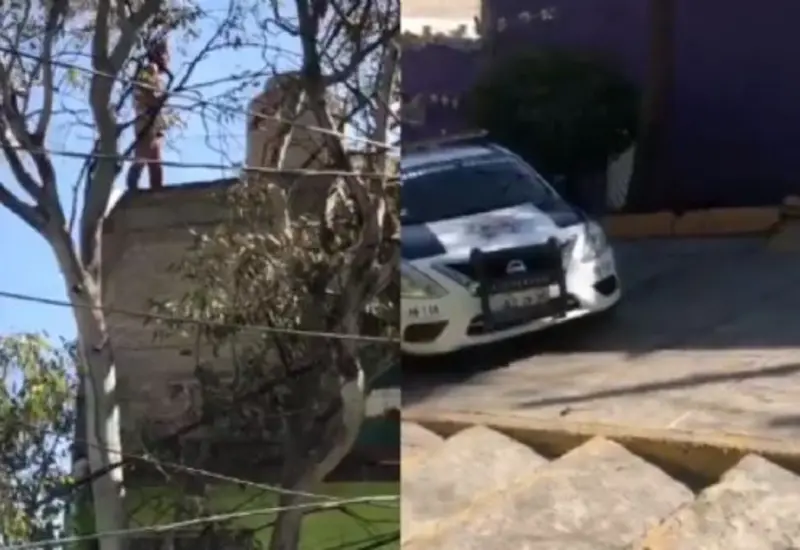 Vecinos refieren que el sujeto era conocido como "El Púas" y se encontraba huyendo de la policía.