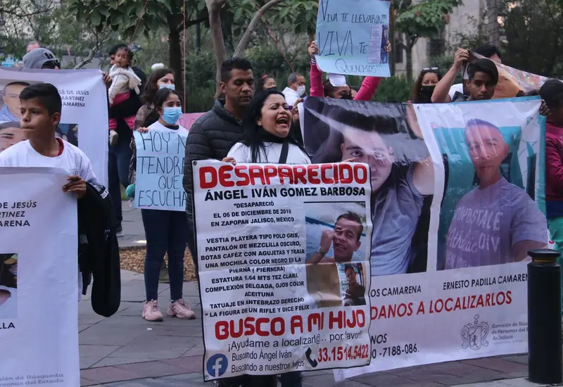 Protesta por desaparecidos