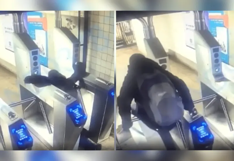El hombre habría intentado brincar la entrada para no pagar la tarifa de 2.75 dólares por viaje.