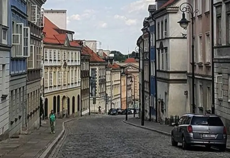 Calle en Varsovia
