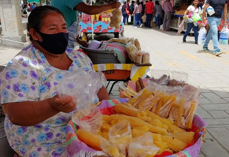 Vendedora ambulante