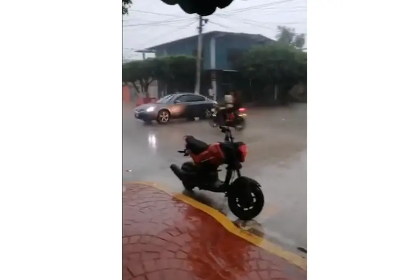 Accidente de moto en Suchiate
