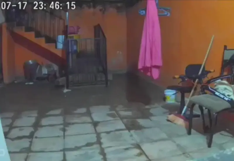 Accidente durante un robo