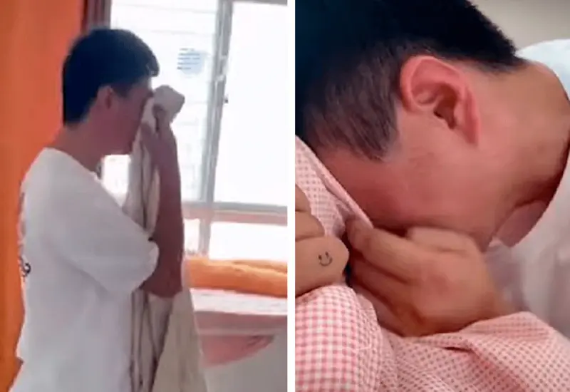 Padre estalla en llanto