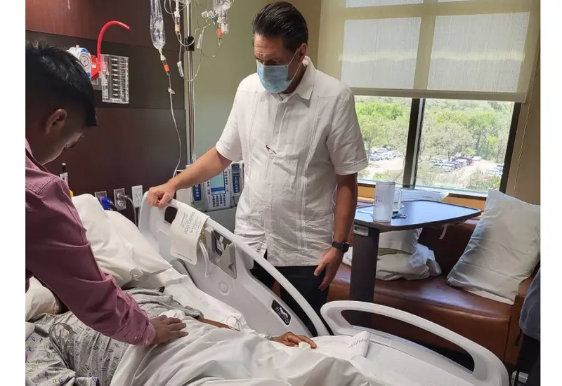 Oaxaqueño hospitalizado en Texas