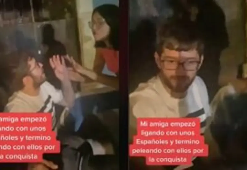 Mexicana_discute_con_español