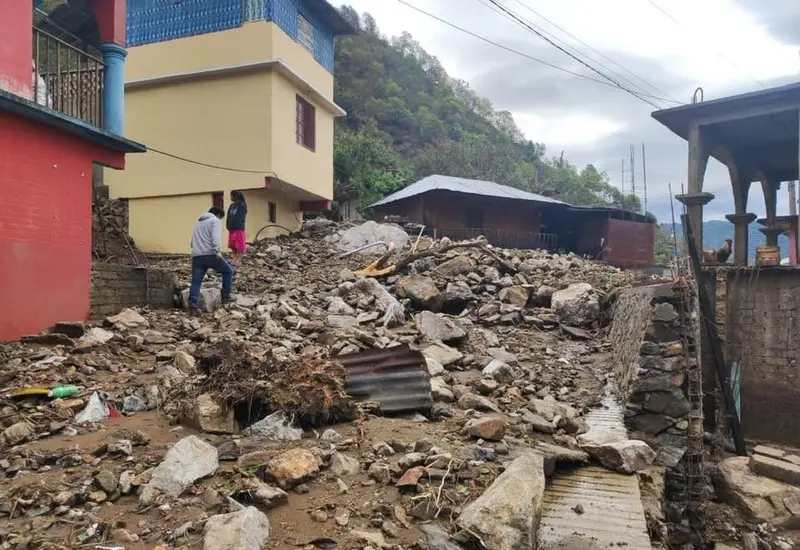deslave por tormenta tropical
