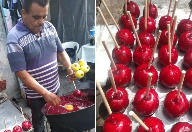 Manzanas con caramelo