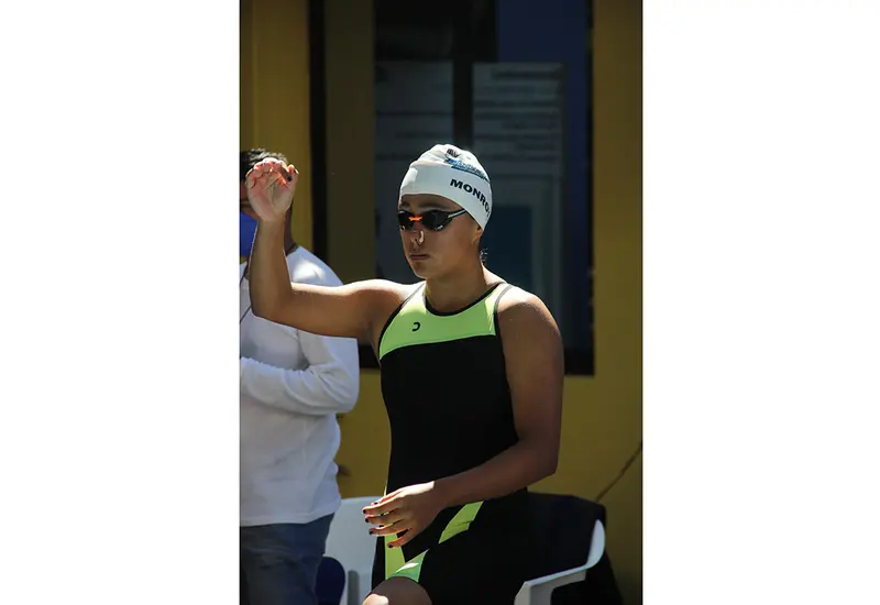 Sahara Monroy se convirtió en la primera oaxaqueña en dar las marcas para las 18 pruebas del Campeonato Nacional de Natación de Invierno 2022.
