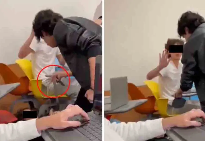 Al parecer el agresor era un joven de segundo de preparatoria.