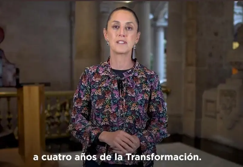 La Jefa de Gobierno de CdMx expuso que este 1 de diciembre de 2022 se cumplen cuatro años de la llegada de Andrés Manuel López Obrador a la Presidencia de la República.