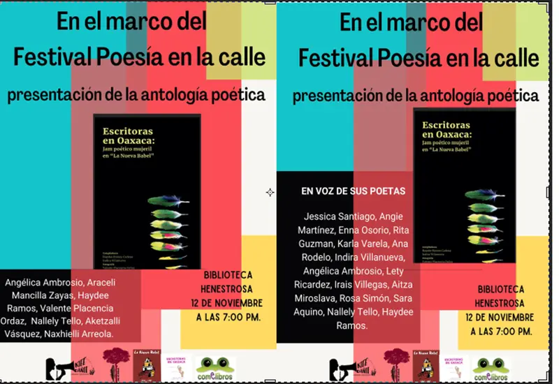 "Escritoras en Oaxaca: jam poético mujeril en la Nueva Babel"
