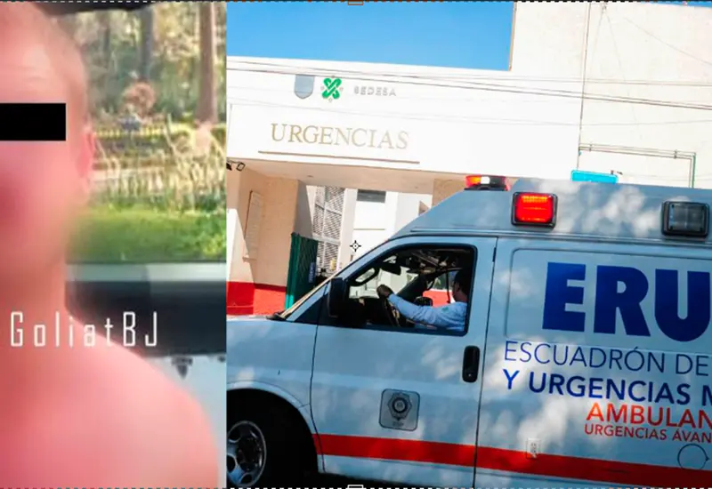 En el forcejeo los dos policías resultaron con lesiones.