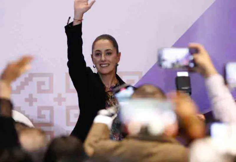 Claudia Sheinbaum dijo que México es un país solidario con la lucha de todos los municipios. 