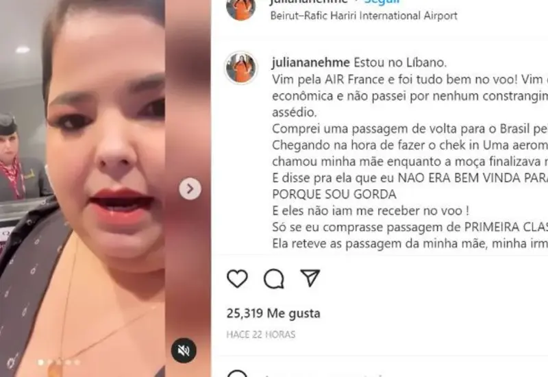La aerolínea se negaba a devolver el equipaje que ya estaba facturado, por lo que la modelo se inconformó.