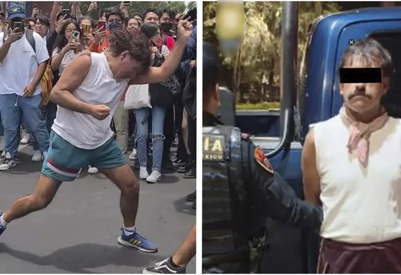 Alfredo ‘N’, el excatedrático del IPN que saltó a la fama por sostener una pelea con un alumno suyo en plena calle.