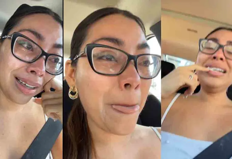 La joven relató a través de una transmisión en Facebook que se dio cuenta que le habían robado su dinero. 