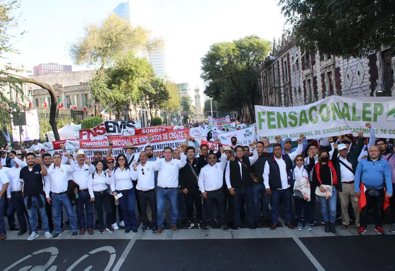 Buscan obtener respuestas a sus reclamos sobre el proceso de homologación y promoción docente, así como la recategorización de los trabajadores administrativos del STSCECyTEO.