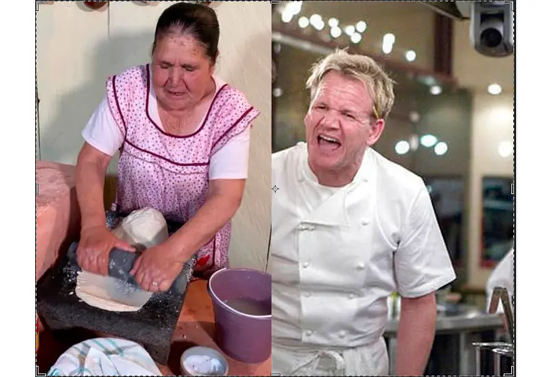 Doña Ángela y Gordon Ramsay