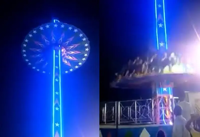 Accidente en juego mecánico