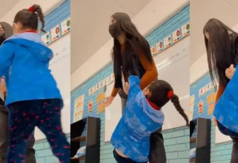 maestra_enseña_defensa_personal_niños