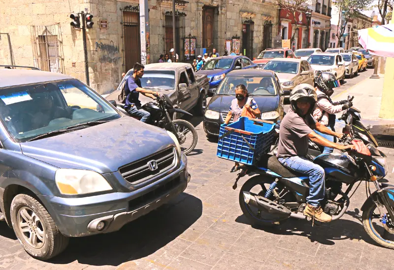 Calle congestionada