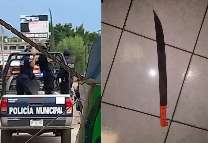 policia-machete