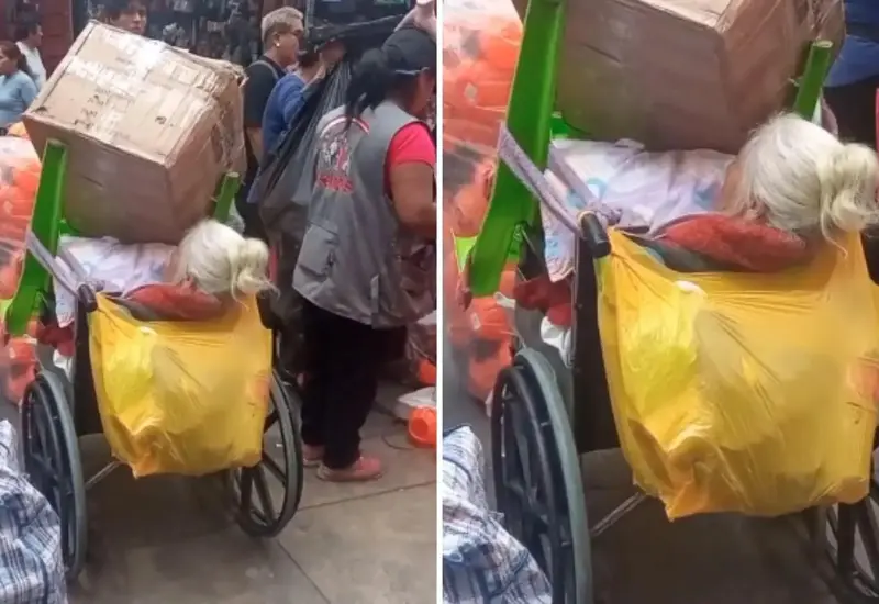 colocan_cajas_encima_abuela_silla_ruedas