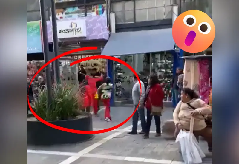 Hombre disfrazado
